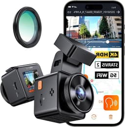 Mini Dash Cam - Autocamera Rijcamera - Verkeersincidenten Vastleggen - 4K HDR Nachtzicht - 154'' Scherm - Zwart — thumbnail 1