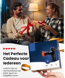 NIVA® Masage Gun - Massagepistool Voor Herstel Bij Spierpijn - Draagbaar Mini-Massagepistool - Zwart - 14cm x 11cm x 5cm — thumbnail 5