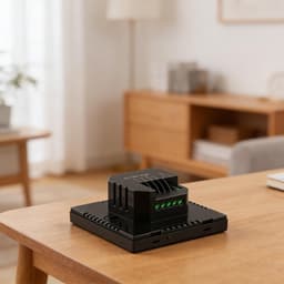 Slimme Thermostaat - Wifi Programmeerbaar - Vloerverwarming Regelen - App Voice Control - 10 x 10 x 7 cm - Zwart — thumbnail 3