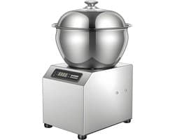 Deegkneedmachine - Keukenmixer - Professioneel Bakken - Bidirectionele Rotatie - 5/8KG Capaciteit - Zilver
