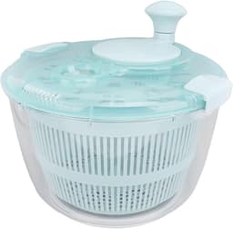 Saladespinner - Groentewasmachine - Verse Salades Maken - Eenvoudige Bediening - 5 Liter - Meerblauw — thumbnail 1