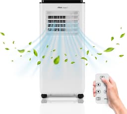 Mobiele Airconditioner - Airco Ventilator - Ruimte Koelen - 3-in-1 Functie - 12 m² - Wit — thumbnail 1