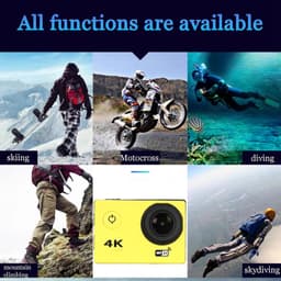 Helm Camera - Actiecamera Motor - Veiligheid Vastleggen - 150° Groothoeklens - 1080p HD - Zwart — thumbnail 3