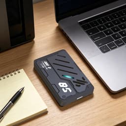 Externe Harde Schijf - Draagbare SSD Opslagschijf - Bestanden Opslaan - RGB Verlichting - 2.5 Inch - Zwart — thumbnail 2
