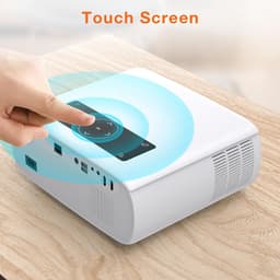 Beamer, Full HD 1080p, 15000 Lux, 5G WiFi Bluetooth, 4K ondersteund, thuisbioscoop, video, compatibel met thuis/outdoor, tv-stick, HDMI, USB, X-box, iOS/Android — thumbnail 3
