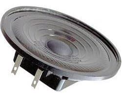 Visaton K 64 WP - 50 Ohm 2.5 inch 6.4 cm Mini-luidspreker 2 W 50 Ω Zwart Kunststof membraan