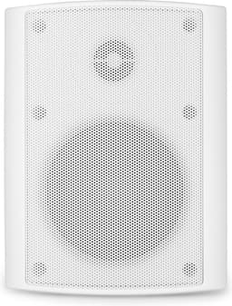 Buiten speakers - Geluidsinstallatie met 2 outdoor speakers en versterker met Bluetooth - Perfect voor overkapping, badkamer, sauna, etc. - Wit — thumbnail 11