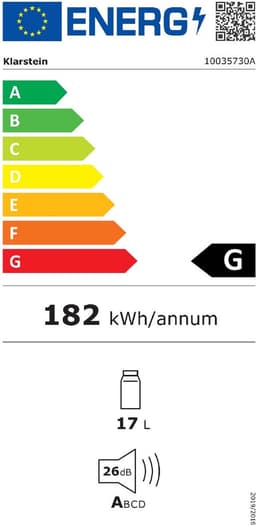 Klarstein Minibar Happy Hour 5-15°C Geruisloos: 23 dB : LED Verlichting - Zwart - 17L - voor Hotelkamer - Compact - Mini Fridge Kleine Koelkast Hotelkoelkast Drankkoeler Compact Koelkast — thumbnail 11