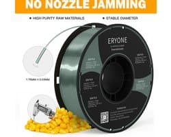 Eryone - Emerald Green - PLA Filament - 1.75mm 1kg - Voor 3D Printer en 3D Pen - Groen