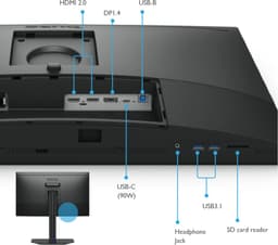 BenQ Creative Pro SW272Q Monitor Grafisch Design - Beeldscherm - AdobeRGB - 90W - Display voor Fotografen - LED Backlight - 27 inch — thumbnail 2