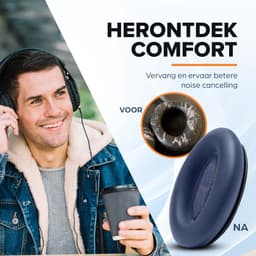 Vervangende oorkussens voor Bose QuietComfort 45 / QC45 / QuietComfort SE - Oorkussens voor koptelefoon - Ear pads headphones - Blauw — thumbnail 3