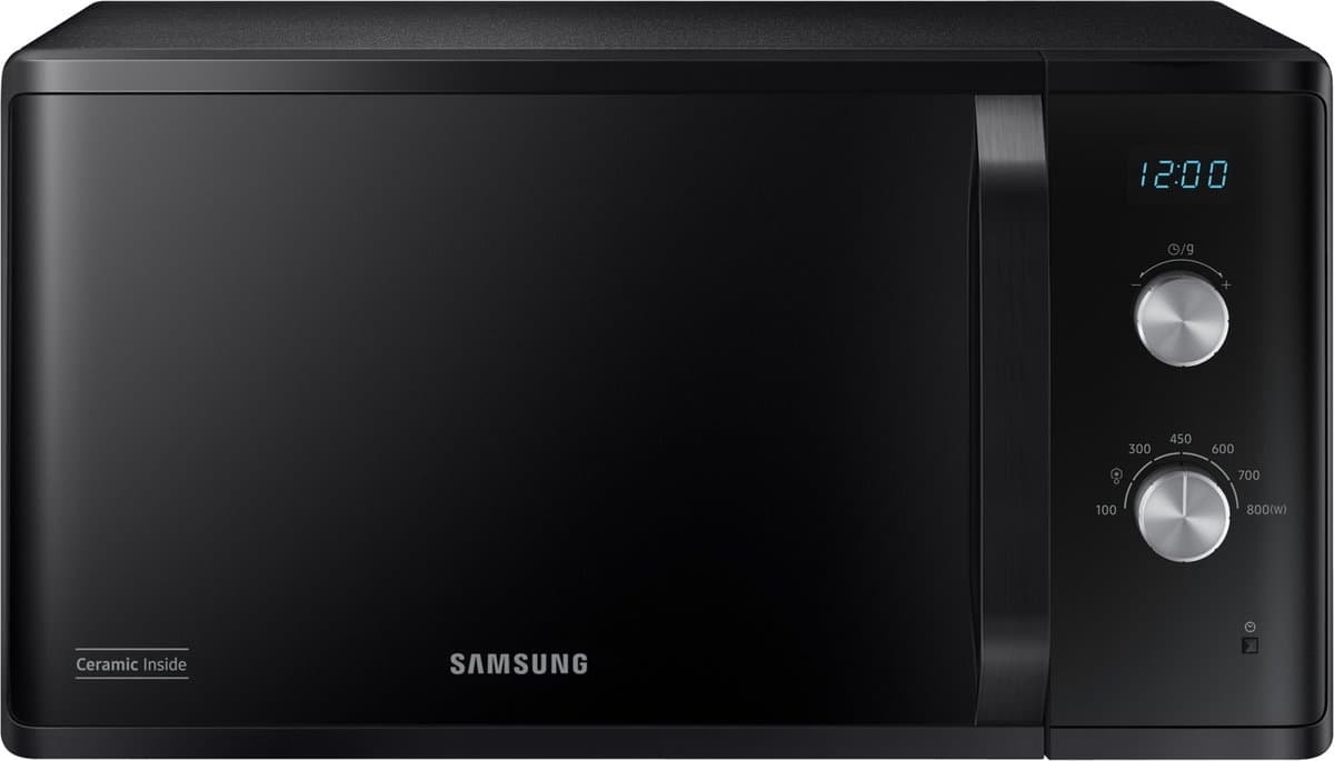 solo magnetron 23l 800w zwart - samsung - ms23k3614ak — afbeelding 1