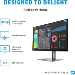 HP Z24f G3 - 23.8 inch Full HD IPS Anti Glare Monitor — thumbnail 5