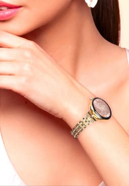 Smart Horloge Lyra Medium Mesh Goud — thumbnail 1