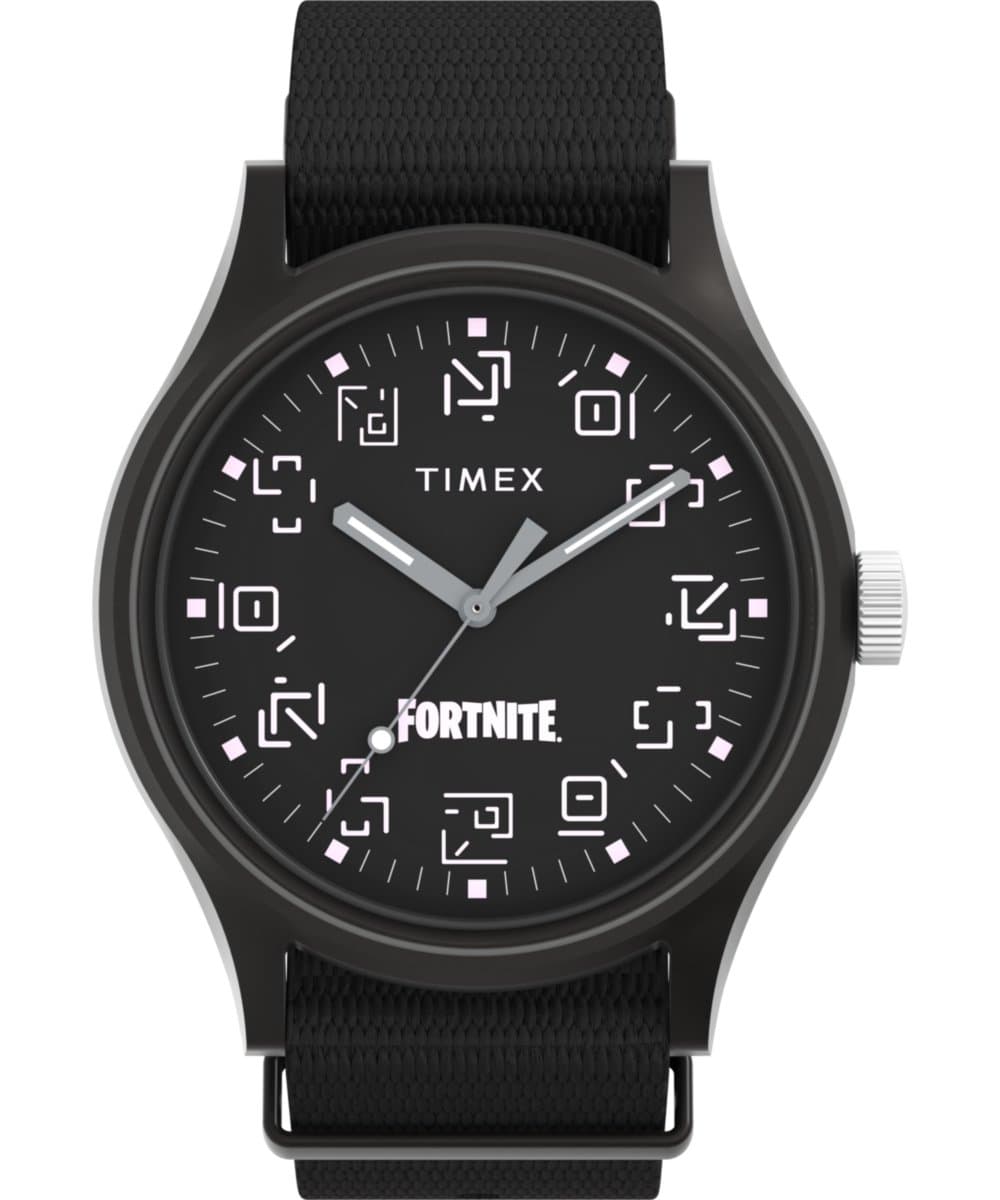 Timex MK1 x Fortnite TW2W97000 Horloge - Textiel - Zwart - Ø 40 mm — afbeelding 1