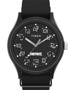 Timex MK1 x Fortnite TW2W97000 Horloge - Textiel - Zwart - Ø 40 mm — thumbnail 1