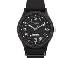 Timex MK1 x Fortnite TW2W97000 Horloge - Textiel - Zwart - Ø 40 mm