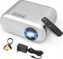 Mini Beamer Zenwire D300S - Beamer - Mini Projector Wifi 2.4/5 GHz - Beamer draagbaar Full HD 1280x720p - HDMI, mini Jack, USB, AV — thumbnail 1