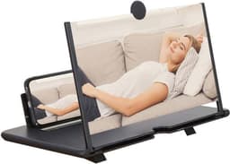 Mobiele Telefoon Scherm Vergrootglas 14 inch - Opvouwbare Standaard Voor Film en Video - Universele Smartphone Versterker — thumbnail 2