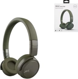 JAYS x-Seven Wireless Headset Draadloos Hoofdband USB Type-C Bluetooth Olijf — thumbnail 1