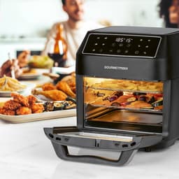GOURMETmaxx Heteluchtoven Digitaal 12l - Zwart — thumbnail 6