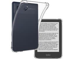 Hoes Geschikt voor Kobo Clara BW - E-reader Hoesje Siliconen Case Hoes Back Cover - Transparant