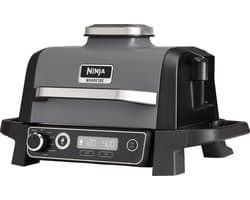 Ninja Woodfire - 7-in-1 Elektrische BBQ Grill, Smoker & Airfryer - Tafelmodel Barbecue - Geschikt voor Balkon - OG701EU