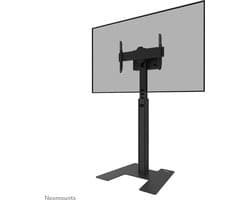 Neomounts MOVE Up FL45S-825BL1 TV vloerstandaard 37-75" - max 70 kg - manueel h 104-157 cm - VESA 100x100-600x400 - vergrendelbaar (excl. slot) - videobar kit optioneel beschikbaar - zwart