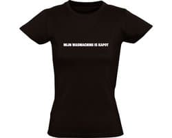 Mijn wasmachine is kapot Dames T-shirt - was - kleding - machine - droger - stuk