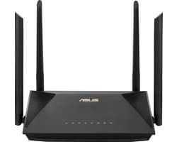 ASUS RT-AX1800U - Extendable router - WiFi Versterker - 4G / 5G Router vervanger - WiFi 6 - 1800 Mbps