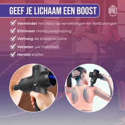 BuyHes massage gun - Massage apparaat - Pijnbestrijding — thumbnail 2