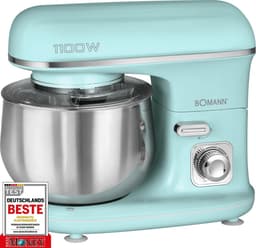 Bomann KM 6030 - Kneedmachine - Keukenmachine - 1100 watt - 5 liter - Groen/Mint — thumbnail 1