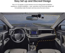 Bolmans - Dashcams - Dashcam voor Auto - Incl. GPS, CPL en Geheugenkaart - Verstelbare Lens - 5MP - Nachtzicht - Parking Monitor - G-Sensor - Met 2inch Scherm — thumbnail 4