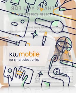 kwmobile Hoes geschikt voor JBL WAVE BUDS - Siliconen cover voor oordopjes in wit — thumbnail 5