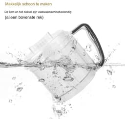Elektrische Keukenmachine - met 200 watt - 450 ml bereidingskom voor hakken, malen, mixen, pureren — thumbnail 5