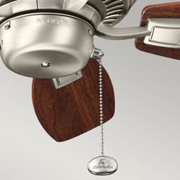 Plafondventilator met verlichting - Canfield - 30in / 76 cm ventilator - geborsteld nikkel — thumbnail 2