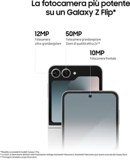 Samsung Galaxy Z Flip6 - 256GB - Silver Shadow — thumbnail 3