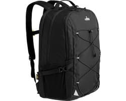 NOMAD® Silfra 28L Rugzak | Zwart | Laptop Rugtas met Laptopvak 15,6" | School / Werk | Heren / Dames / Jongens | Ergonomische Schooltas | Waterafstotend