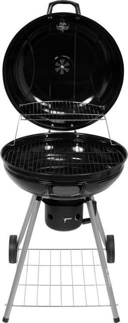 Zolta - Ronde Houtskoolgrill - Met Thermometer - Met Deksel - Mobiel — thumbnail 4