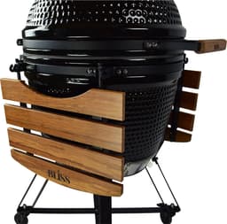 BLISS kamado 21 BBQ - houtskool barbecue - inclusief levenslange garantie, kooksysteem & meer accessoires. — thumbnail 4
