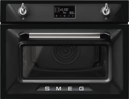 SMEG SO4902M1N - Combi Magnetron - 50 Liter - Zwart - Compacte Inbouw Oven - Hetelucht - Grillfunctie - Energieklasse A — thumbnail 1