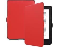 Hoes Geschikt voor Kobo Nia - Luxe E-reader Bescherm Case - Hoesje Book Cover - Rood