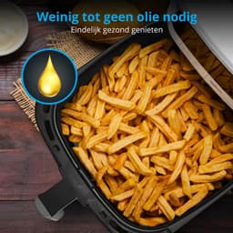 MEDION XL Airfryer P10 - 6,8 L - 2150 W - 9 programma’s - Wit — thumbnail 4