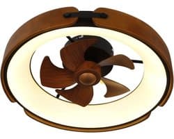 CristalRecord - Plafondventilator Tivoli Ø 50 cm zwart bruin — afbeelding 1
