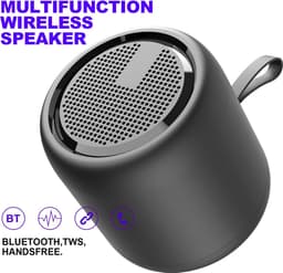 Set van Mini Waterdicht Wireless Bluetooth Speaker Dubbele Draadloze Luidspreker F11 Waterdicht & TWS-stereokoppeling & Subwoofer & Spraakoproepfunctie & Type-C Snelladen, Waterproof Wireless Speaker 24 Uur accu Verjaardag-Cadeau-Muziek — thumbnail 4