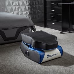 Gamestoel - PlayStation Geist - inklapbaar - 2.0 audio - 2 speakers - floor rocker - wit/blauw (X Rocker) — thumbnail 5