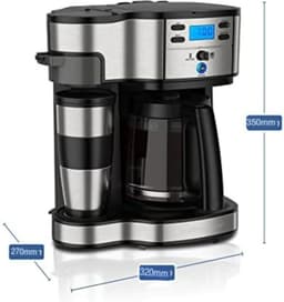 Koffiezetapparaat - Theevoorzieningen - Coffee Apparaat - Zwart/Staal — thumbnail 2