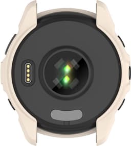 TPU Hoesje Geschikt voor de Garmin Forerunner 265 - Sterk Materiaal - Beige — thumbnail 4