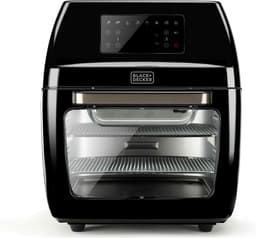 Black & Decker BXAFO1200E Enkel 12 l Vrijstaand 1700 W Heteluchtfriteuse Zwart — thumbnail 1