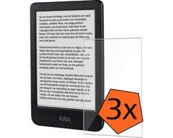Screenprotector - Geschikt voor Kobo Clara BW Screenprotector Bescherm Glas - Screenprotector Geschikt voor Kobo Clara BW Screen Protector Tempered Glass - 3 PACK